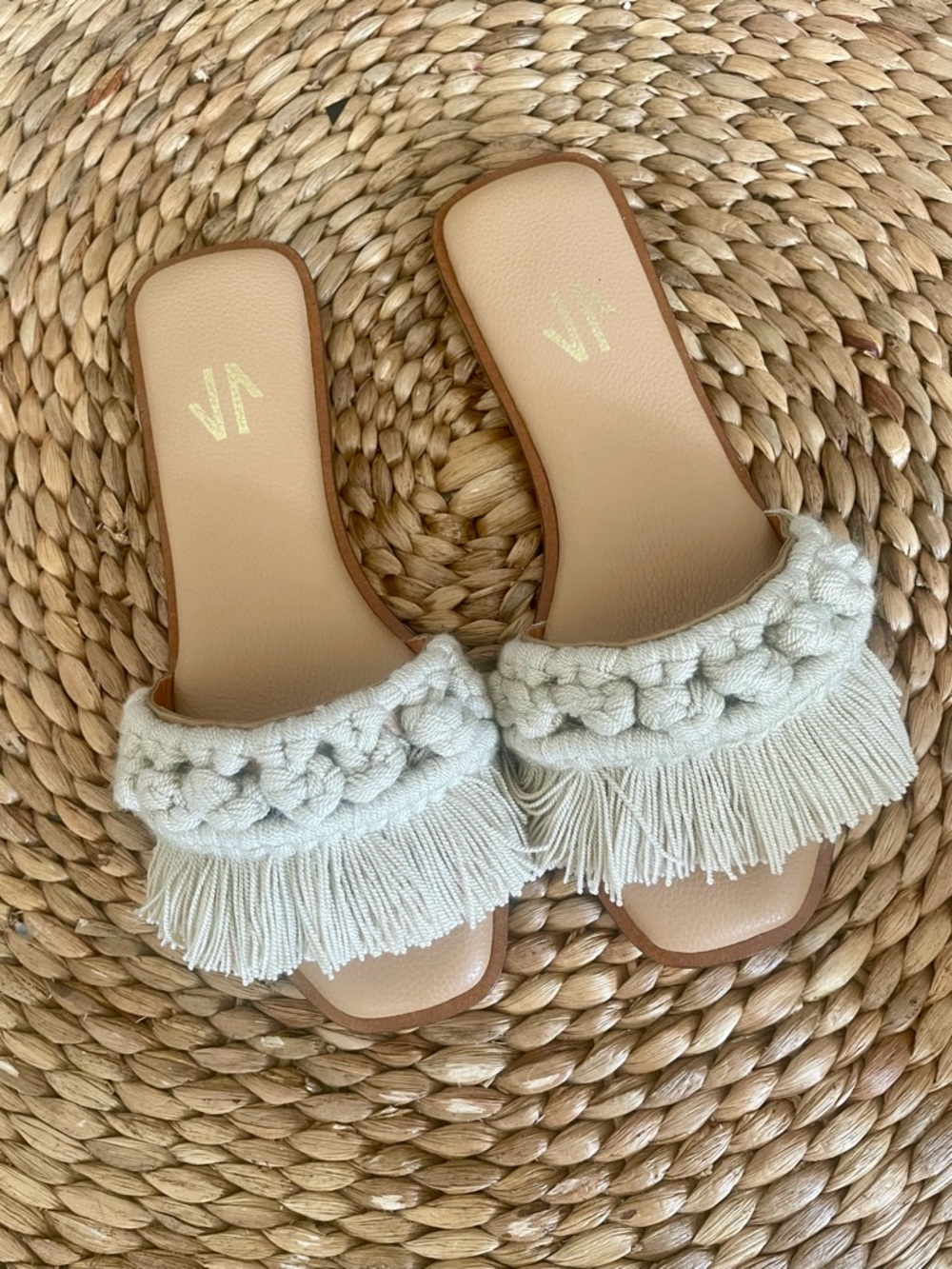 Silvia Cobos Macrame Fringe Sandals - Picture 2 of 5